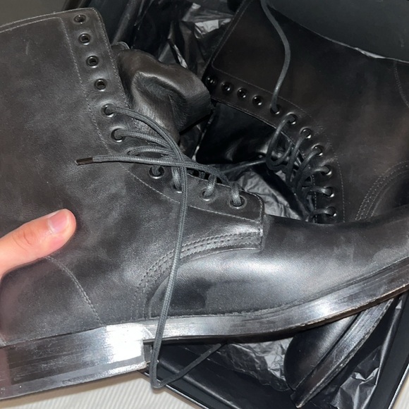 Saint Laurent Black Boots Size 12 US, GENTLY WORN ONCE || CAN NEGOTIATE ON PRICE - Picture 4 of 4